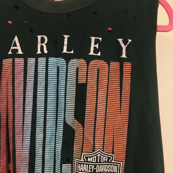 Vintage Harley Davidson Canada sleeveless T shirt - Picture 3 of 3